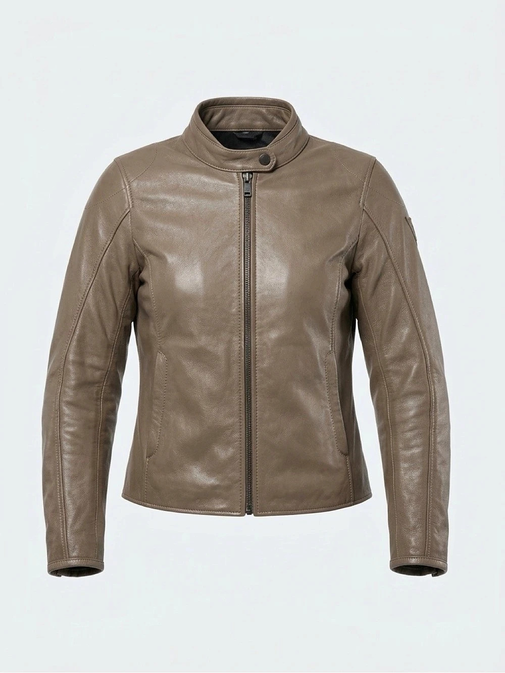 Dainese Santa Monica Lady Leather Jacket Brown Size 42